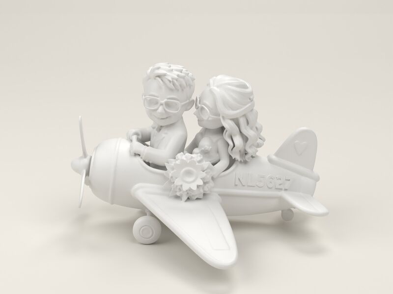 Cake-Topper — 3D-Modellierung nach 2D-Vorlage