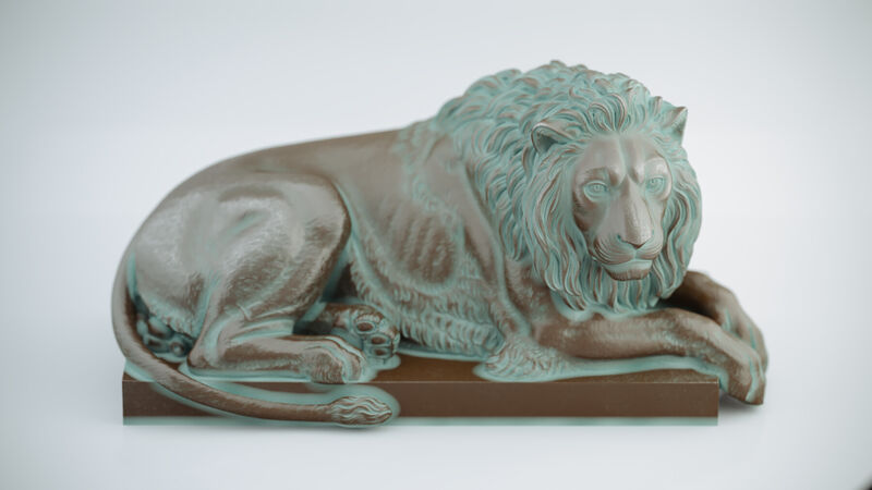 Studie — Bronze mit Patina